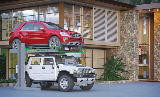 Plateforme de stationnement pour 2 véhicules | MajorLift