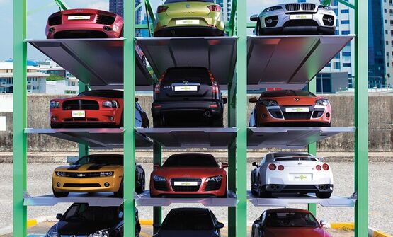 Plateforme de stationnement pour 4 véhicules sans fosse | Multilevel