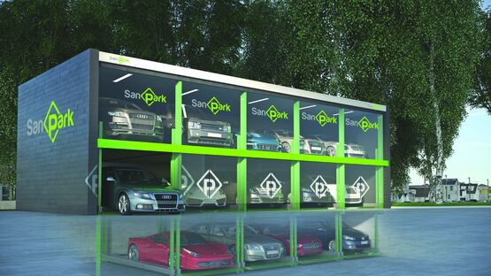 Plateforme de stationnement pour 4 véhicules sans fosse | Praticapark