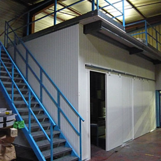  Plateforme industrielle pour création d&#039;un étage ouvert | Plateforme XLS - Équipements pour bâtiments industriels