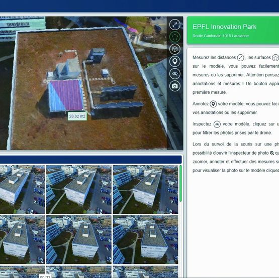 Plateforme numérique pour exploitation des images captées par drones | Air Support by Parrot - Logiciel BIM