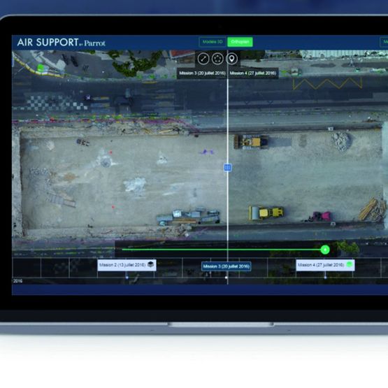 Plateforme numérique pour exploitation des images captées par drones | Air Support by Parrot - PARROT DRONES