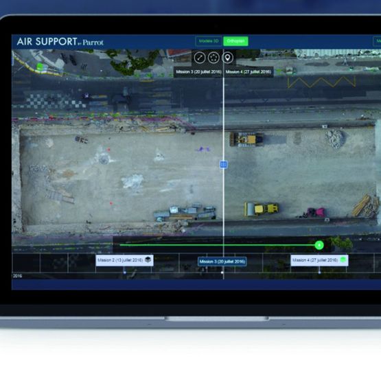 Plateforme numérique pour exploitation des images captées par drones | Air Support by Parrot - PARROT DRONES