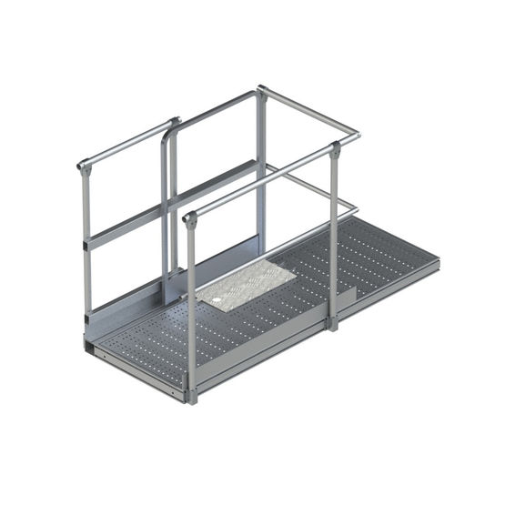 Plateforme sécurisée de travail en hauteur pliable et légère | L&#039;Echelle Européenne - produit présenté par L'ECHELLE EUROPÉENNE