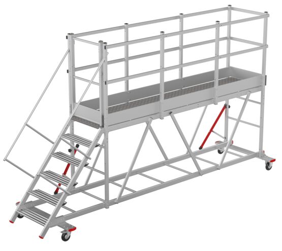  Plateformes pour accès et mise en sécurité des bennes à déchets | CLASSIC - FORTAL