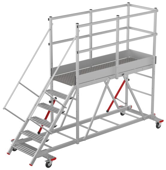 Plateformes pour accès et mise en sécurité des bennes à déchets | CLASSIC - produit présenté par FORTAL