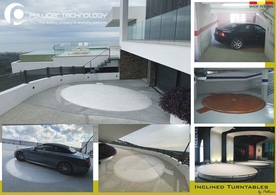 Plateformes tournantes pour une manoeuvre facile des véhicules | PG40 - PG45 - PG50 - Plateau tournant voiture