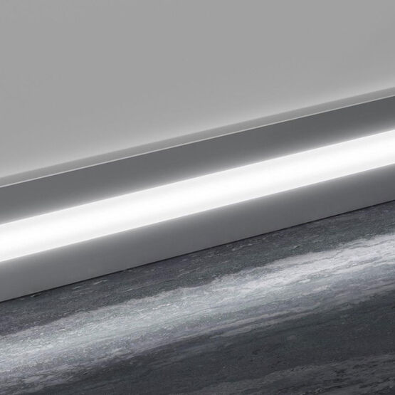 Plinthe aluminium LED | Prolight Metal Line 89 avec éclairage intégré