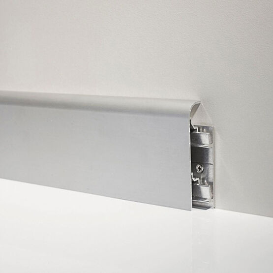 Plinthe en métal | METAL LINE 97/7 en aluminium anodisé