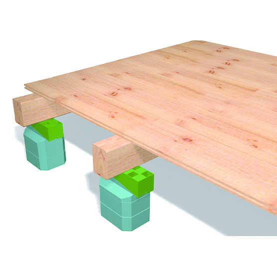 Plot modulable pour calage de terrasse | Plots Combi