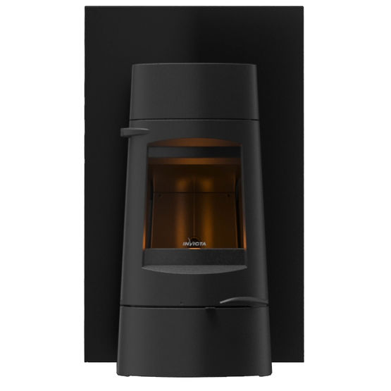  Poêle à bois bûches ou granulés 6 kW à convection naturelle | Aratos PLUG-IN 6490-00 - INVICTA