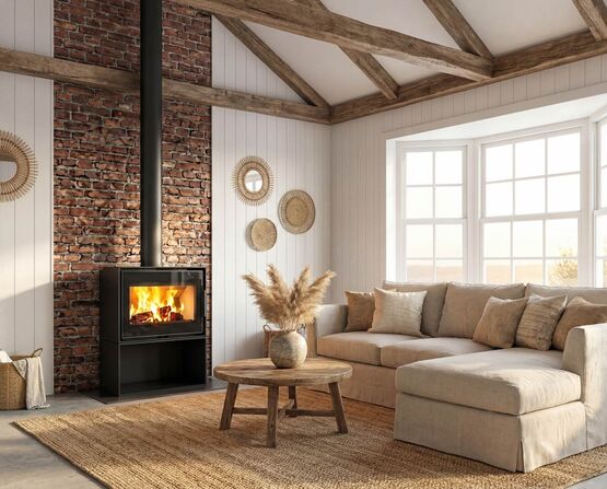 Poêle à bois étanche | Gamme TERRA en acier et vermiculite – Best Fires - produit présenté par BEST FIRES