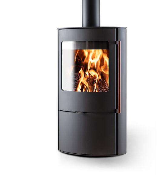  Poêle à bois ovale tout en acier, en céramique (3 au choix) ou en pierre Ollaire | Carino Max  - BEST FIRES