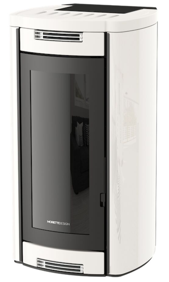  Poêle à granulés avec connexion Wifi - Air | ALADINO Style  - MORETTIDESIGN FRANCE & BELGIQUE