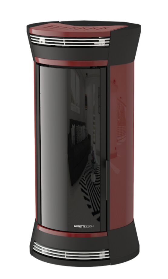  Poêle à granulés avec connexion Wifi – Technologie Air | CLESSIDRA GLASS  - MORETTIDESIGN FRANCE & BELGIQUE