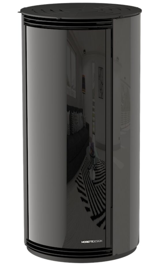  Poêle à granulés canalisé avec technologie Air | GLOBE GLASS  - Poêle à granulés