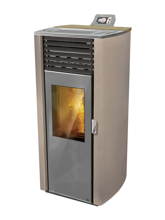 Poêle à granulés étanche et silencieux 6kW fabriqué en France - produit présenté par INOVALP (ALPENWOOD, IZYFLAM ET HKS LAZAR)