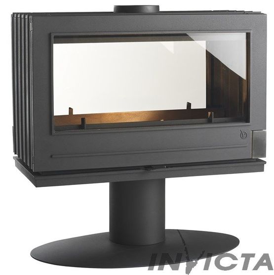  Poêle cheminée à bois 14 kW à post combustion pour grand volume | Elton 6127-44 - Poêle à bois