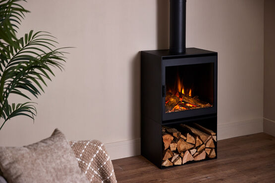  Poêle électrique à éclairage LED | CUBE British Fires  - BEST FIRES