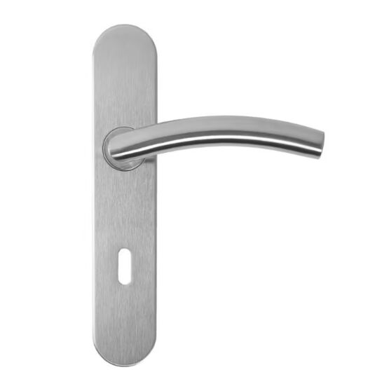 Poignée de porte Volga sur plaque | LAPEYRE SERVICES