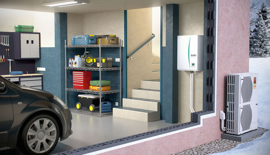  Pompe à chaleur air/eau avec option double service | Ecodan Hydrobox Autorégulé - MITSUBISHI ELECTRIC (CLIMAVENETA ET RC)