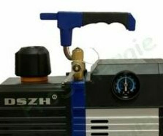 Pompe à vide 2 étages 70 à 354 L/min compatible R32 avec électrovanne et vacuomètre intégrée | SITE011668 - produit présenté par PROSYNERGIE