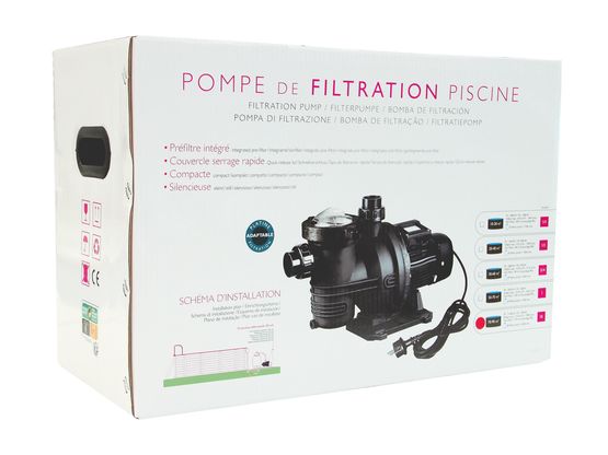 Pompe de filtration piscine EDG by Aqualux | Réf. 106454 - Accessoires de piscine