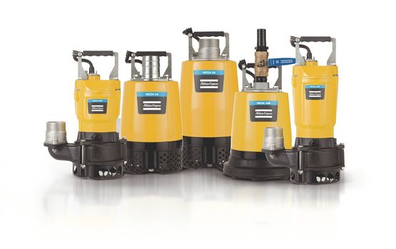 Pompe immergée d’assèchement | WEDA 04 et 08  - produit présenté par ATLAS COPCO FRANCE SAS-DIVISION POWER TECHNIQUE