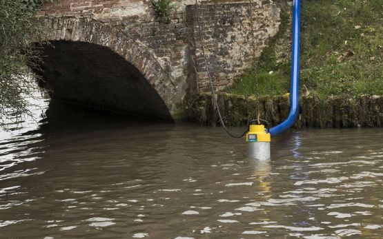 Pompe submersible de chantier | WEDA 40 - produit présenté par ATLAS COPCO FRANCE SAS-DIVISION POWER TECHNIQUE