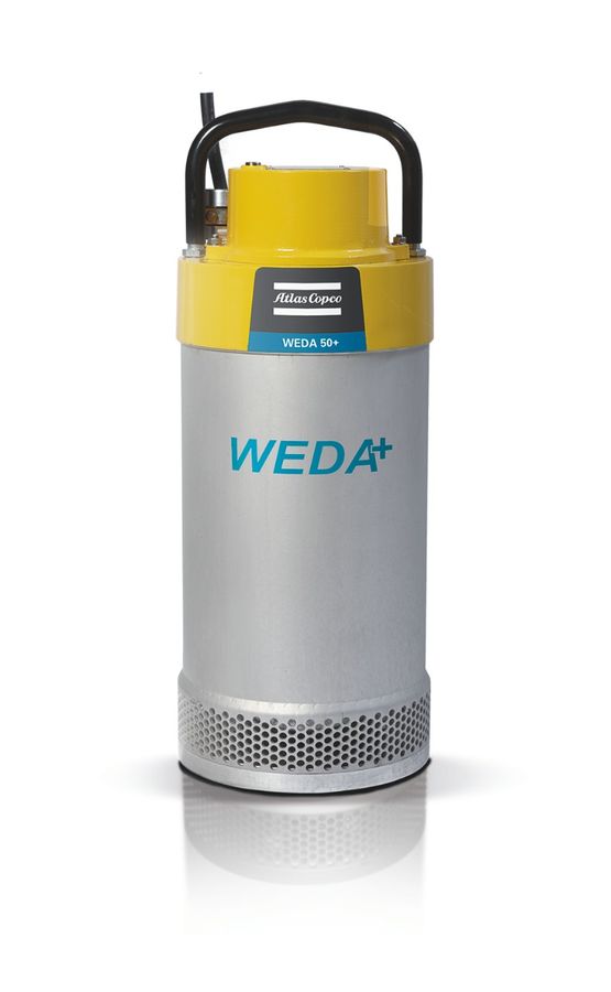  Pompe submersible de chantier | WEDA 50+ - ATLAS COPCO FRANCE SAS-DIVISION POWER TECHNIQUE