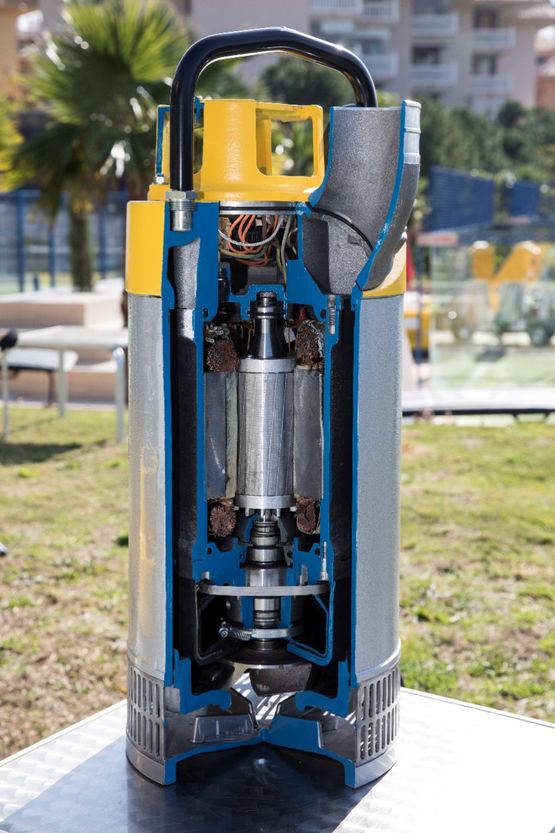 Pompe submersible de chantier | WEDA 50+ - produit présenté par ATLAS COPCO FRANCE SAS-DIVISION POWER TECHNIQUE