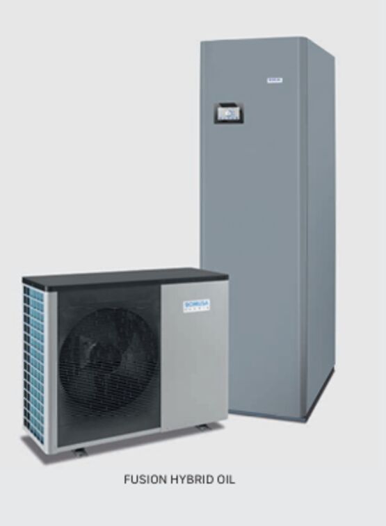  Pompes à chaleur hybrides pour le chauffage, rafraîchissement et eau sanitaire | FUSION HYBRID  - DOMUSA TEKNIK