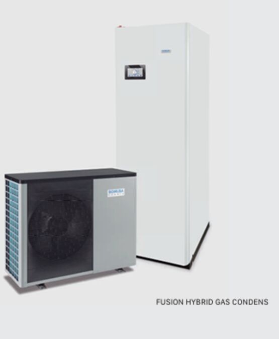  Pompes à chaleur hybrides pour le chauffage, rafraîchissement et eau sanitaire | FUSION HYBRID  - Pompe à chaleur géothermique