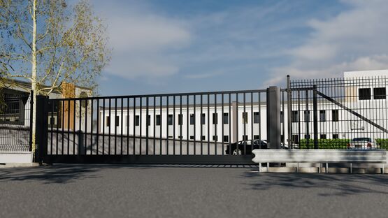  Portail Acier barreaudé Autoportant | TS - QUAGLIA DIFFUSION