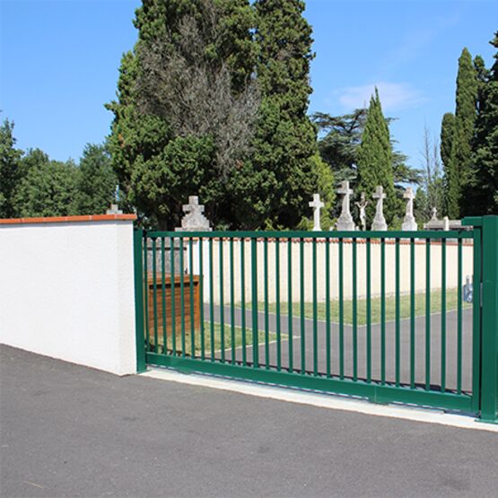  Portail Acier Barreaudé Coulissant | Portail coulissant TS - QUAGLIA DIFFUSION