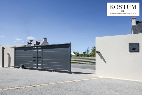  Portail aluminium à ouverture manuelle ou motorisée | Diskar - KOSTUM (GROUPE CADIOU)