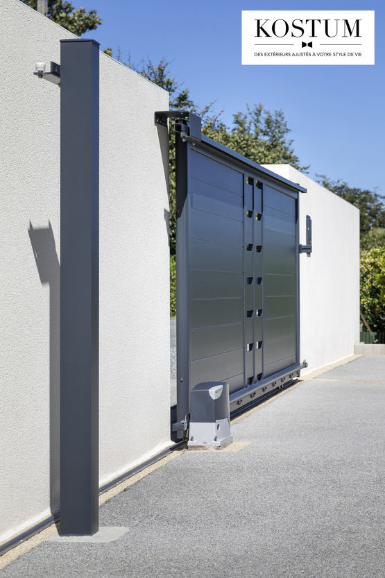  Portail aluminium à ouverture manuelle ou motorisée | Diskar - Portails aluminium
