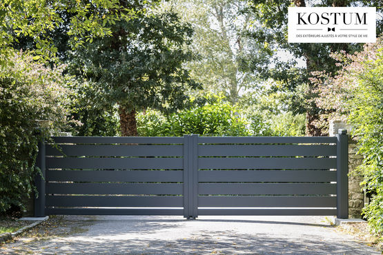  Portail aluminium battant ou coulissant ajouré | Maez - KOSTUM (GROUPE CADIOU)