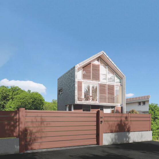 Portail aluminium coulissant ou battant 2500 - SEPALUMIC