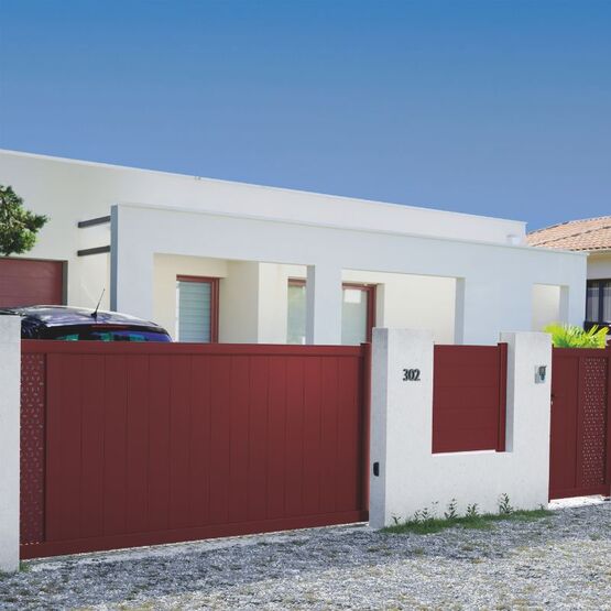  Portail aluminium coulissant ou battant 2500 - Portails aluminium