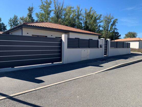  Portail Aluminium Coulissant | Portail coulissant Résidentiel - Portails aluminium