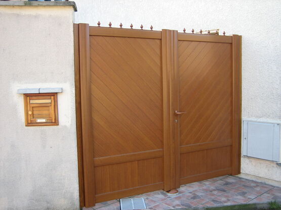  Portail aluminium Ton Bois | Collection Harmonie - TSCHOEPPÉ