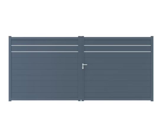 Portail Battant Aluminium Aoste Sur Mesure | LAPEYRE SERVICES