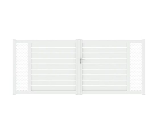 Portail Battant Aluminium Catane Décor Moucharabeih Sur Mesure | LAPEYRE SERVICES