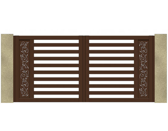  Portail battant aluminium | Gamme CONTEMPORAIN - Portails aluminium