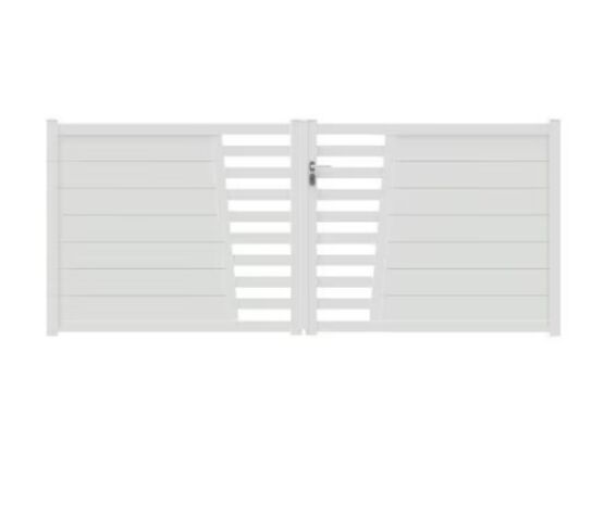 Portail battant Aluminium Pise avec barreaux | LAPEYRE SERVICES