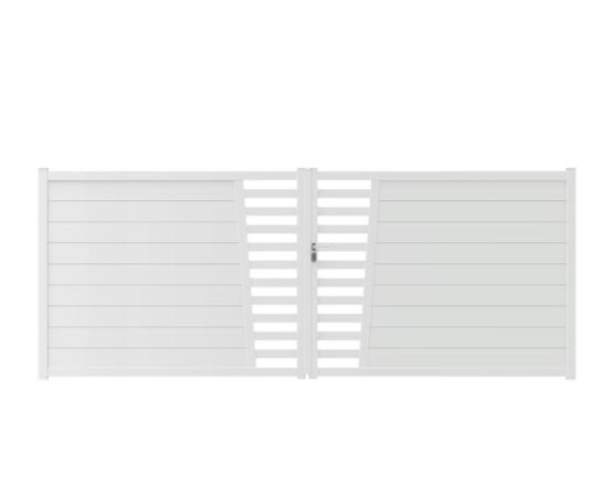 Portail battant Aluminium Pise avec barreaux sur-mesure | LAPEYRE SERVICES