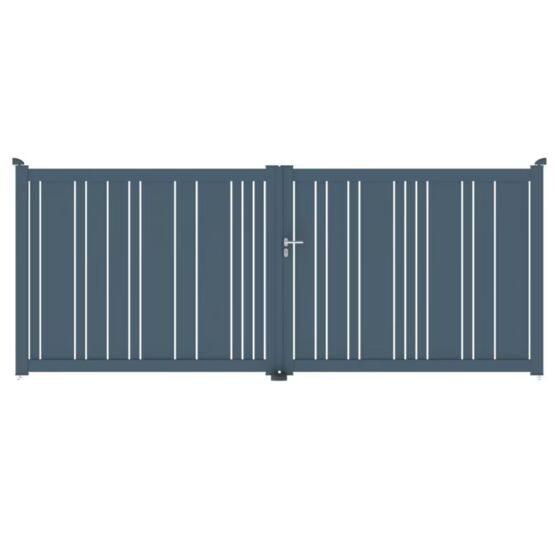 Portail battant aluminium sur-mesure | Valerian 