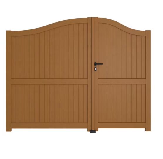 Portail battant bois avec accessoires réglables | Roquebrune