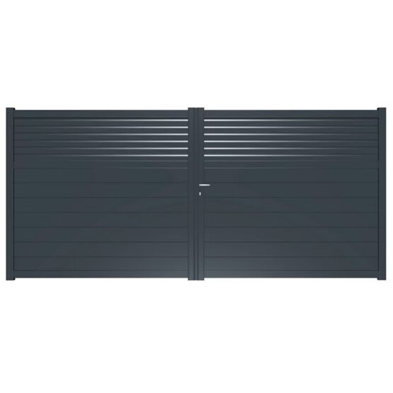 Portail battant en aluminium Valmy sur-mesure | LAPEYRE SERVICES